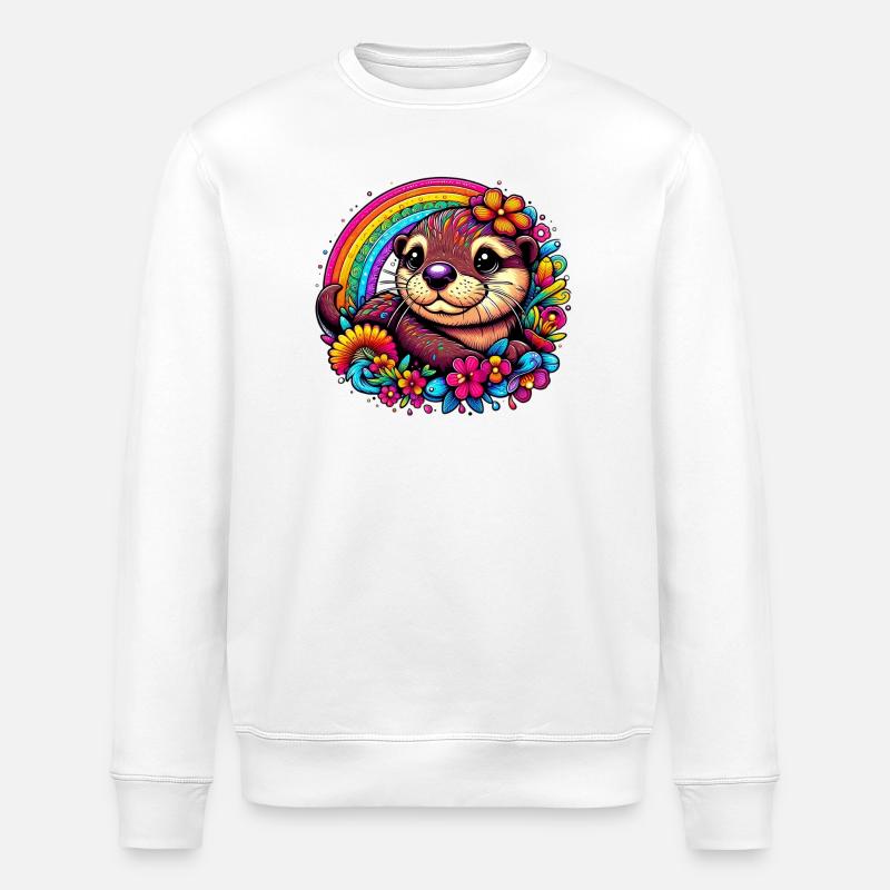 Otter - Stanley/Stella Unisex Bio-Sweatshirt ROLLER - Weiß