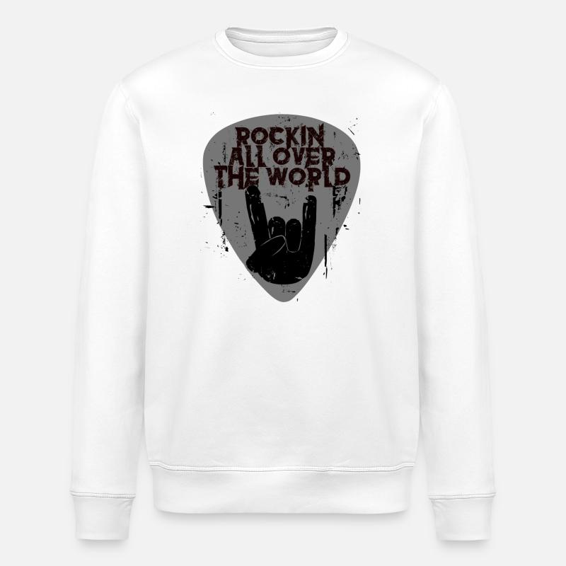 Rock'n'Roll - Stanley/Stella Unisex Bio-Sweatshirt ROLLER - Weiß