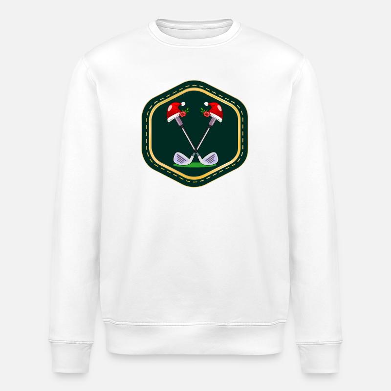 WEIHNACHTSGESCHENKE GOLFSPORT - Stanley/Stella Unisex Bio-Sweatshirt ROLLER - Weiß