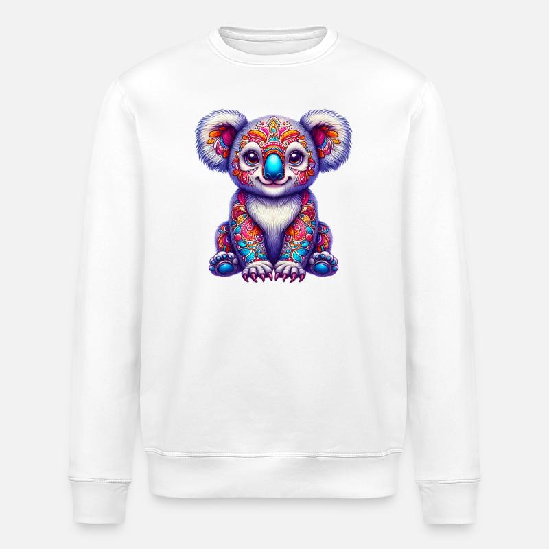 Koala - Sweat bio ROLLER Stanley/Stella Unisexe - blanc