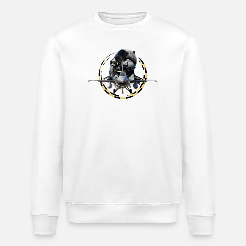 Pilote - Sweat bio ROLLER Stanley/Stella Unisexe - blanc