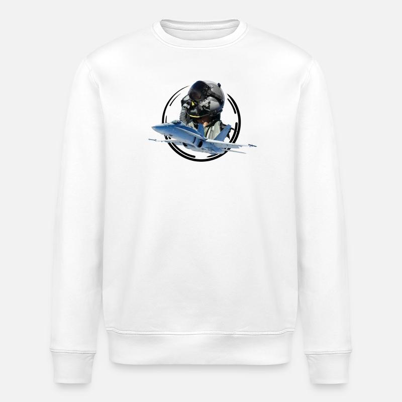 pilot - Stanley/Stella ROLLER Unisex Organic Sweatshirt - white