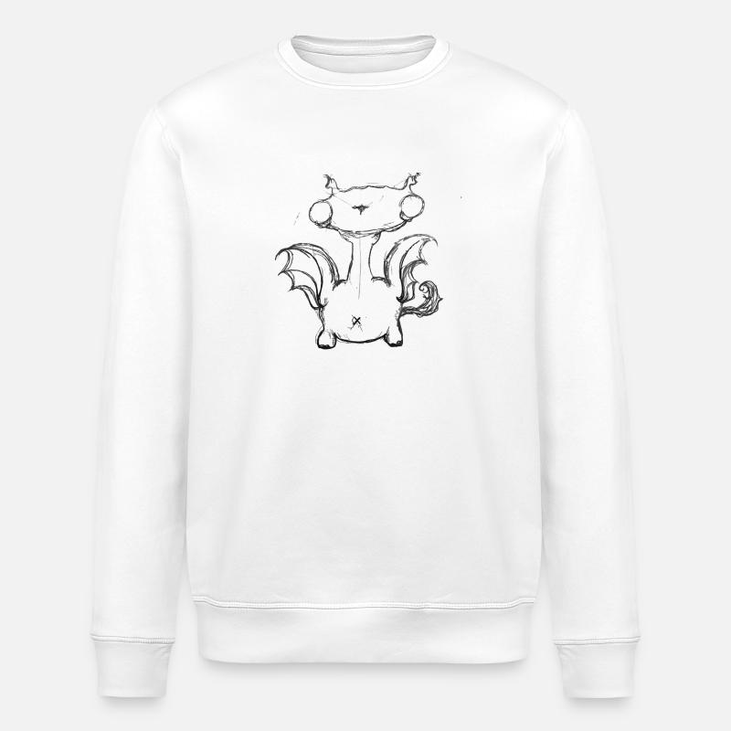 Dragon - Sweat bio ROLLER Stanley/Stella Unisexe - blanc