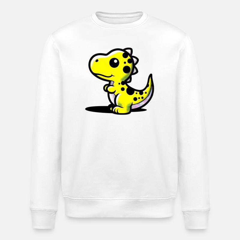 Dinosaure - Sweat bio ROLLER Stanley/Stella Unisexe - blanc