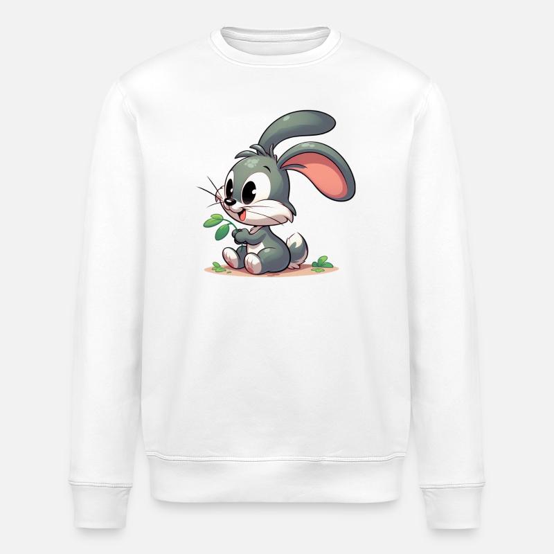 Lapin - Sweat bio ROLLER Stanley/Stella Unisexe - blanc