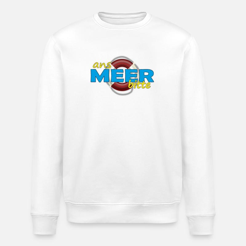 À LA MER S’IL VOUS PLAÎT - Sweat bio ROLLER Stanley/Stella Unisexe - blanc