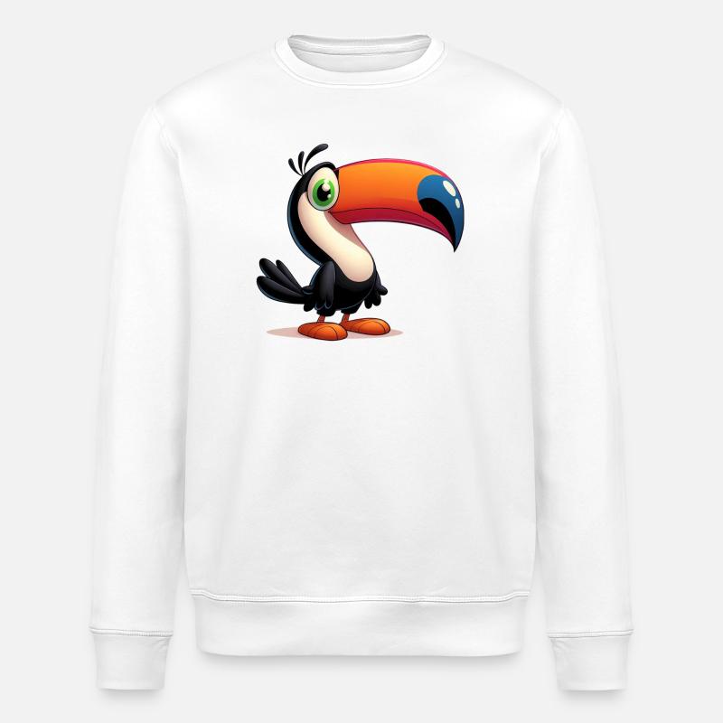 Toucan - Sweat bio ROLLER Stanley/Stella Unisexe - blanc