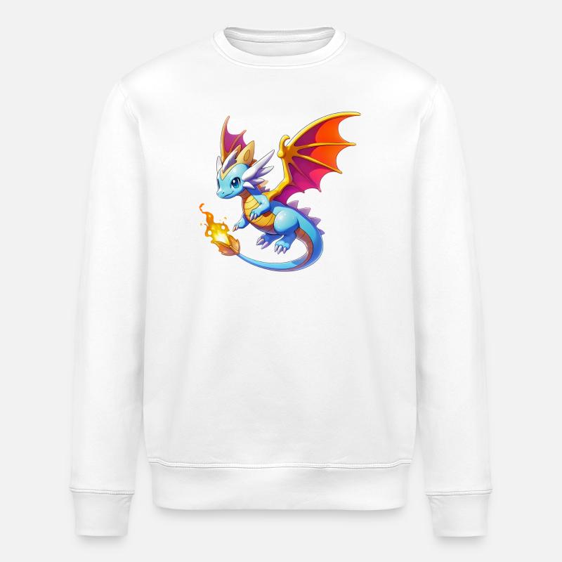 Dragon - Sweat bio ROLLER Stanley/Stella Unisexe - blanc