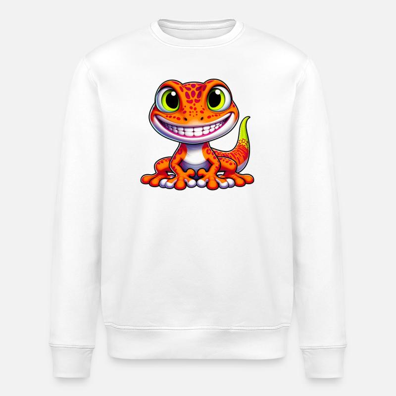 Gecko - Sweat bio ROLLER Stanley/Stella Unisexe - blanc