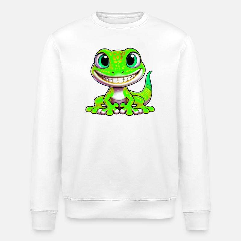 Gecko - Sweat bio ROLLER Stanley/Stella Unisexe - blanc