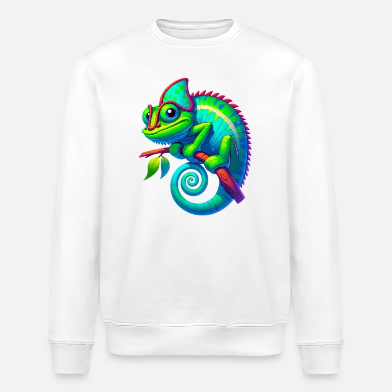 Chameleon - Stanley/Stella ROLLER Unisex Organic Sweatshirt - white