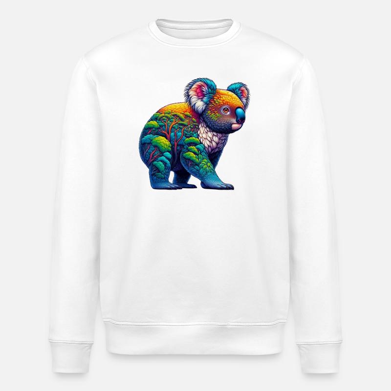 Koala - Stanley/Stella Unisex Bio-Sweatshirt ROLLER - Weiß