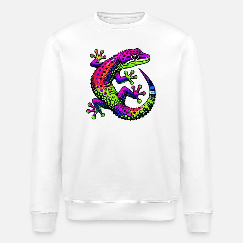 Gecko - Sweat bio ROLLER Stanley/Stella Unisexe - blanc
