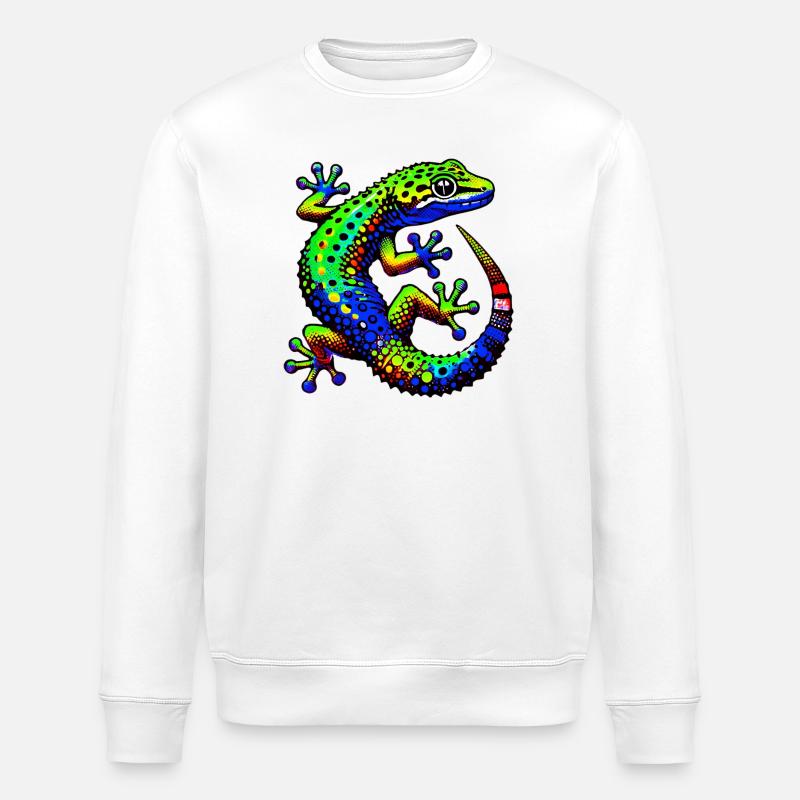 Gecko - Sweat bio ROLLER Stanley/Stella Unisexe - blanc