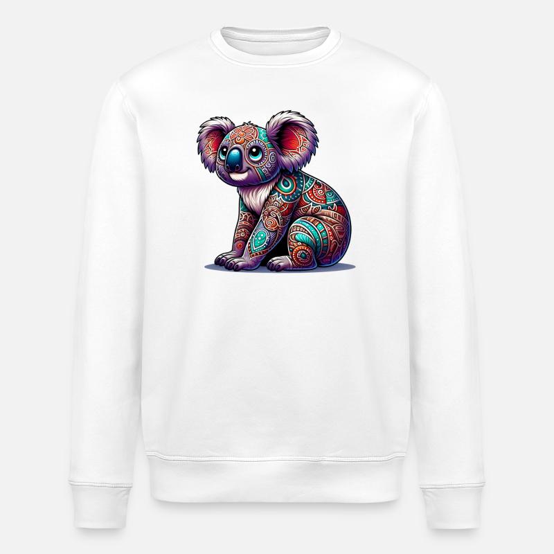 Koala - Stanley/Stella Unisex Bio-Sweatshirt ROLLER - Weiß