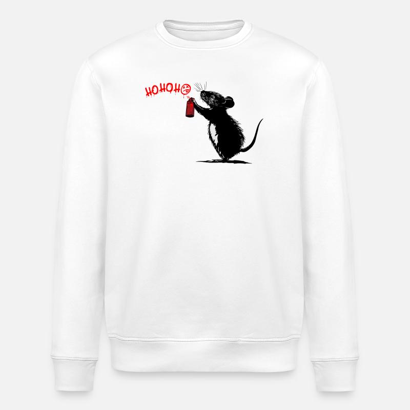 Holiday Rebel : Graffiti Greetings 2 - Sweat bio ROLLER Stanley/Stella Unisexe - blanc