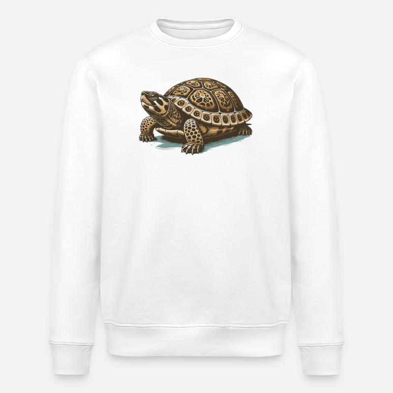 Tortue - Sweat bio ROLLER Stanley/Stella Unisexe - blanc