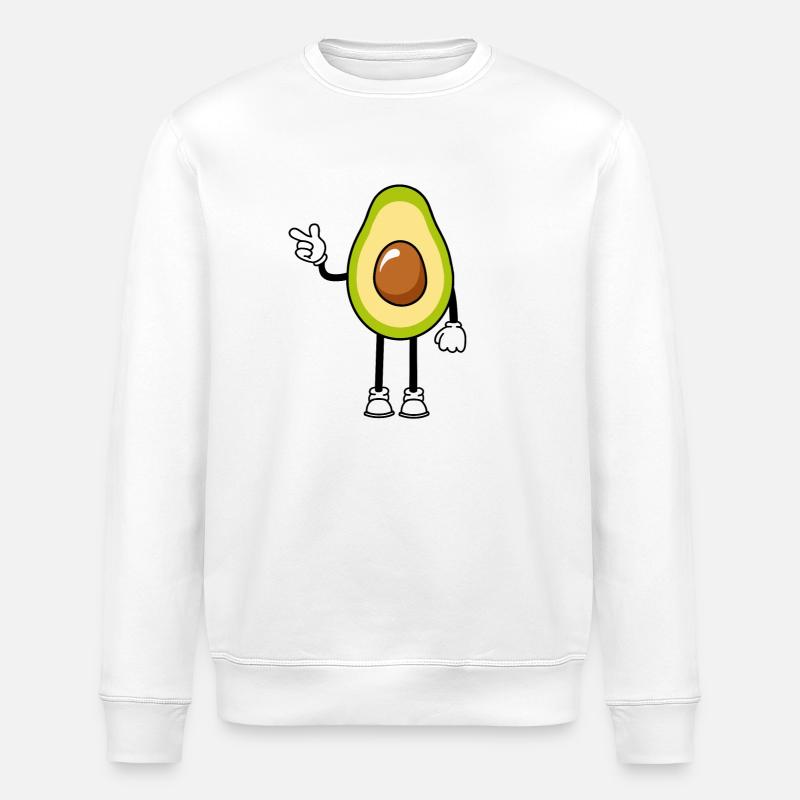 Avocado - Stanley/Stella Unisex Bio-Sweatshirt ROLLER - Weiß