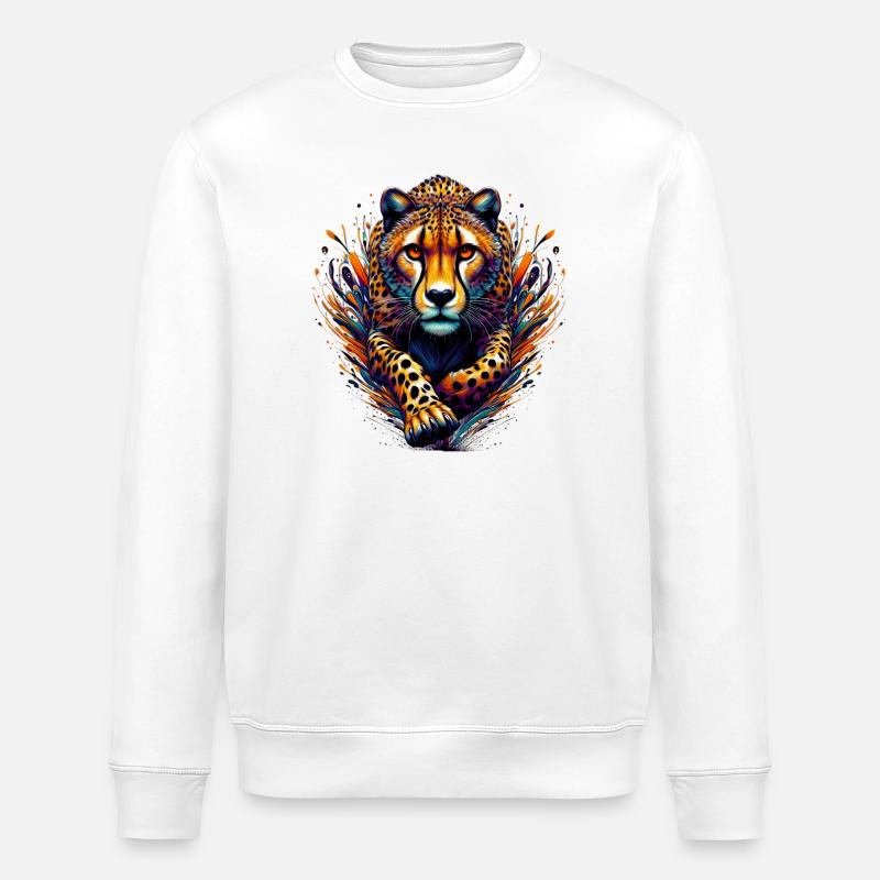 Gepard - Stanley/Stella Unisex Bio-Sweatshirt ROLLER - Weiß