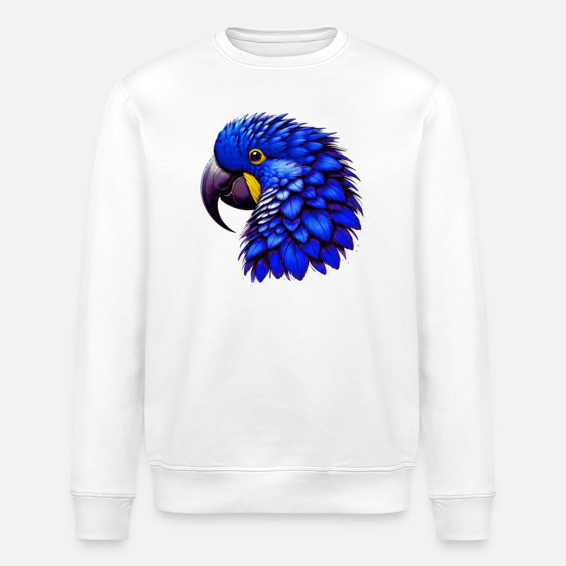 Papagei - Stanley/Stella Unisex Bio-Sweatshirt ROLLER - Weiß