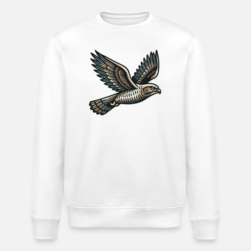 Habicht - Stanley/Stella Unisex Bio-Sweatshirt ROLLER - Weiß
