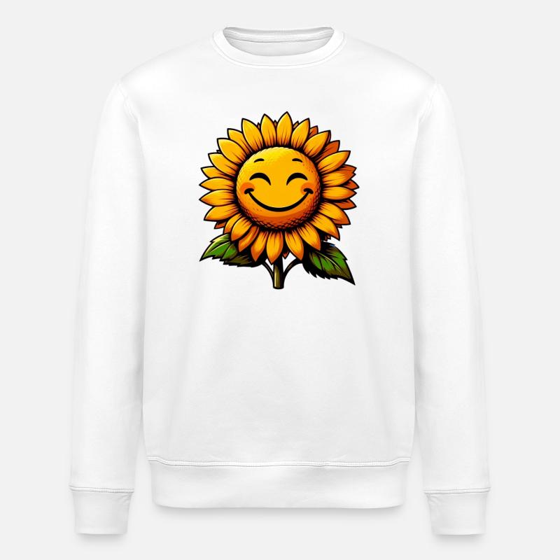 Sonnenblume - Stanley/Stella Unisex Bio-Sweatshirt ROLLER - Weiß