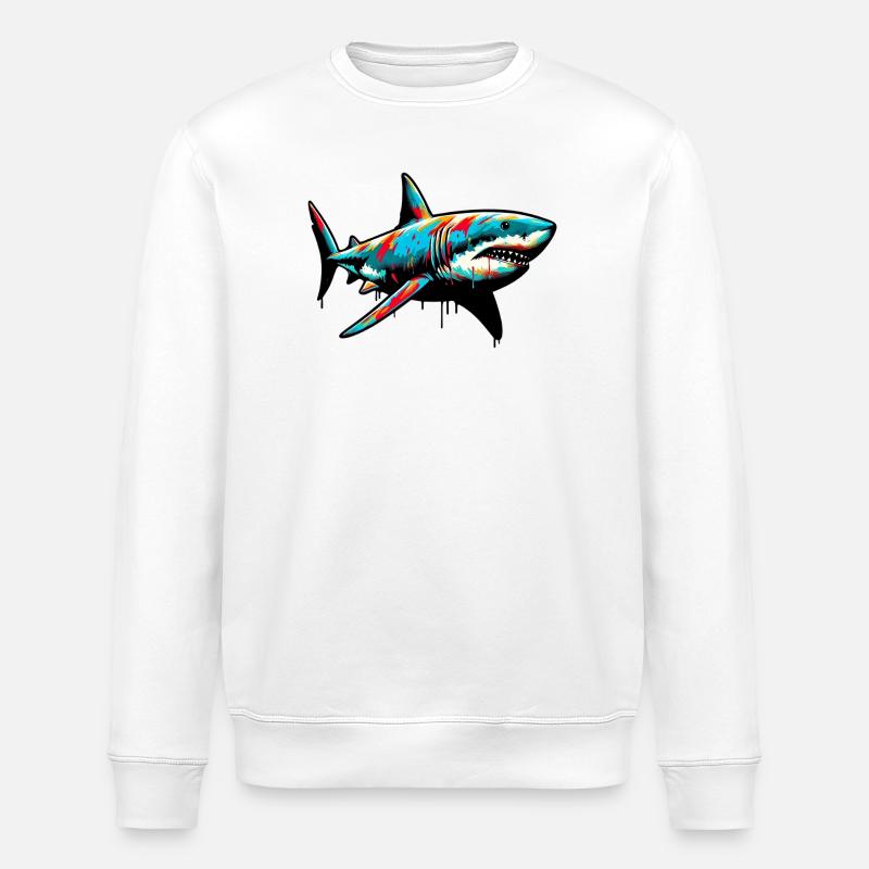 Hai - Stanley/Stella Unisex Bio-Sweatshirt ROLLER - Weiß