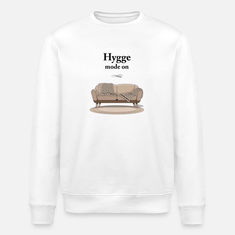 Hygge mode on - Stanley/Stella Unisex Bio-Sweatshirt ROLLER - Weiß