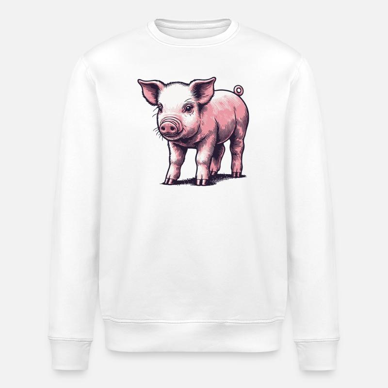 Porcelet - Sweat bio ROLLER Stanley/Stella Unisexe - blanc