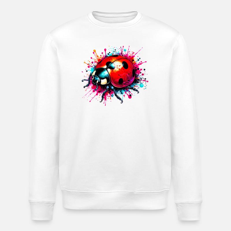 Coccinelle - Sweat bio ROLLER Stanley/Stella Unisexe - blanc