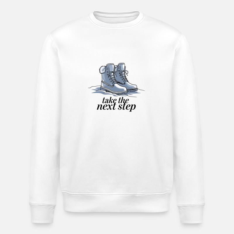 Take the next step - Stanley/Stella Unisex Bio-Sweatshirt ROLLER - Weiß