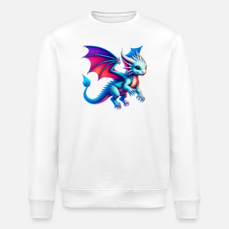 Dragon - Sweat bio ROLLER Stanley/Stella Unisexe - blanc