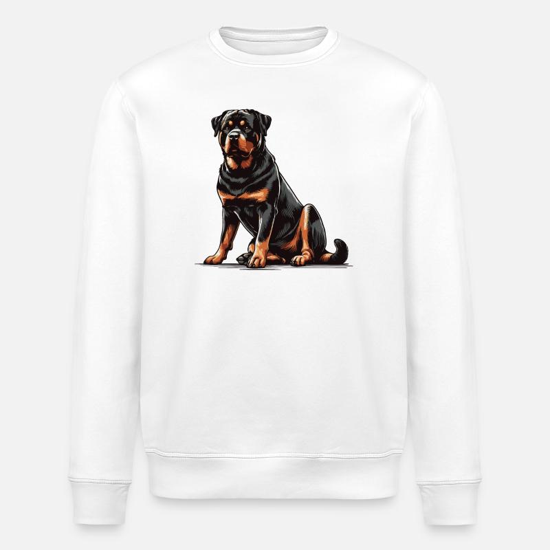 Rottweiler - Stanley/Stella Unisex Bio-Sweatshirt ROLLER - Weiß
