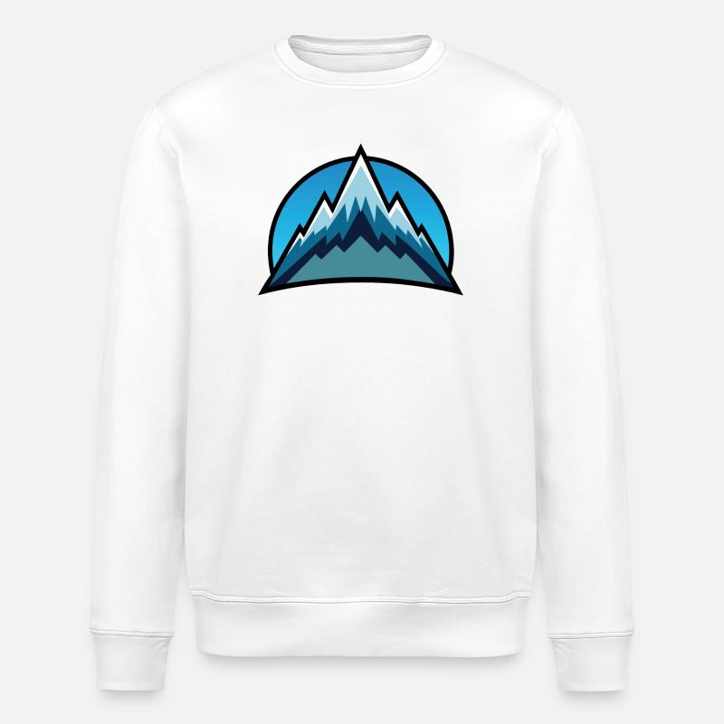 Gebirge - Stanley/Stella Unisex Bio-Sweatshirt ROLLER - Weiß