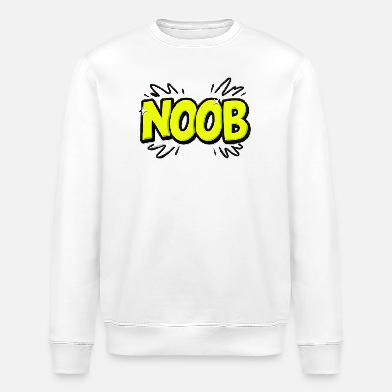 Noob - Stanley/Stella Unisex Bio-Sweatshirt ROLLER - Weiß