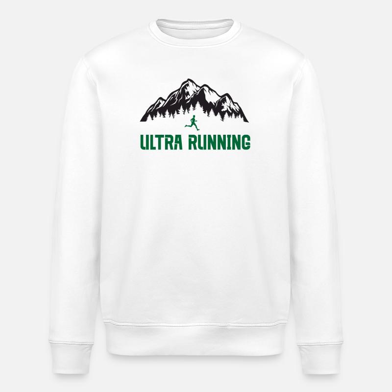 Ultra course à pied - Sweat bio ROLLER Stanley/Stella Unisexe - blanc