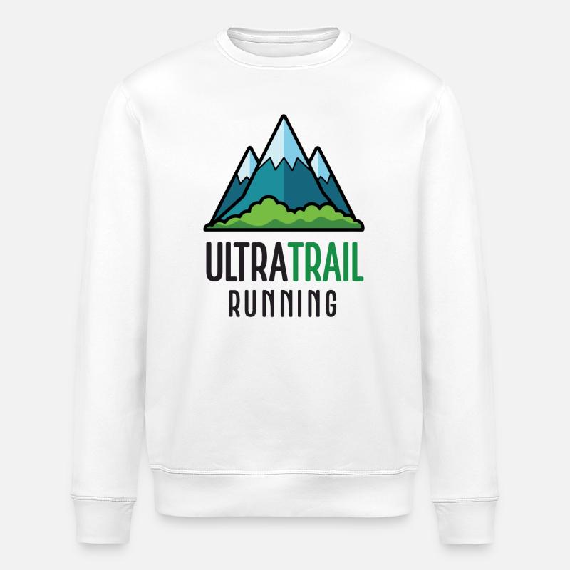 Ultra-Trailrunning - Stanley/Stella Unisex Bio-Sweatshirt ROLLER - Weiß