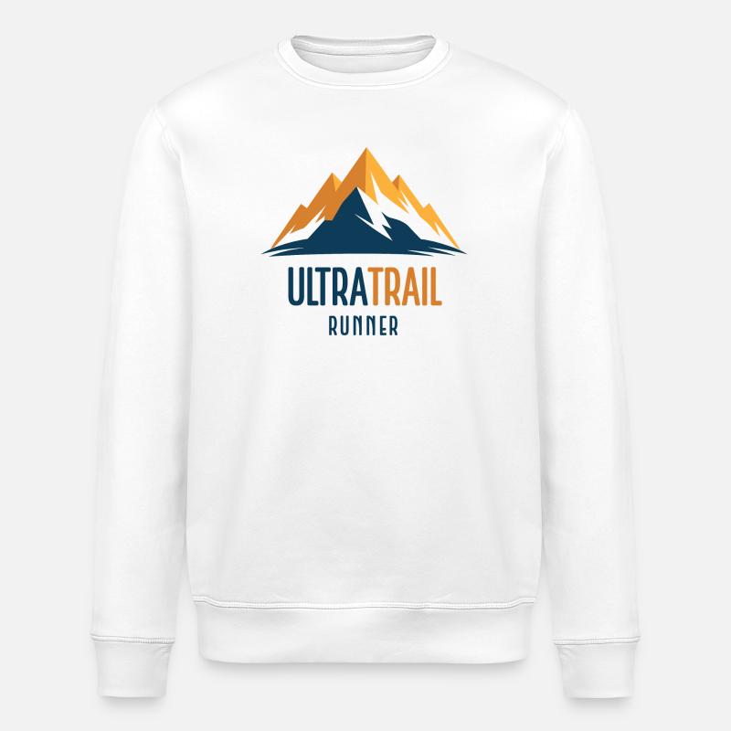 UltraTrail Läufer - Stanley/Stella Unisex Bio-Sweatshirt ROLLER - Weiß