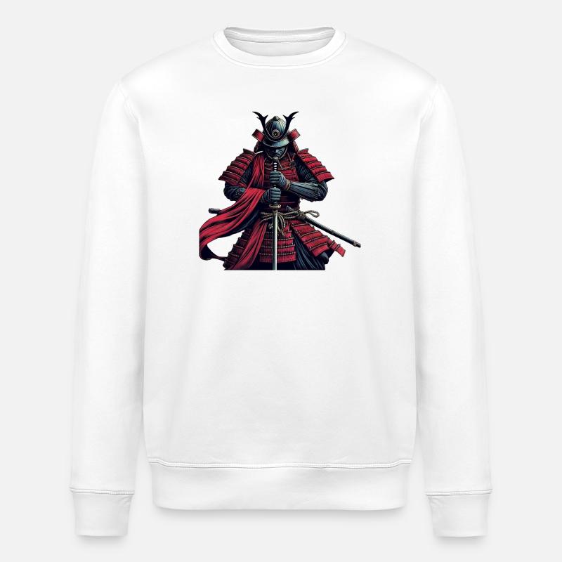 Bushido du guerrier samouraï - Sweat bio ROLLER Stanley/Stella Unisexe - blanc