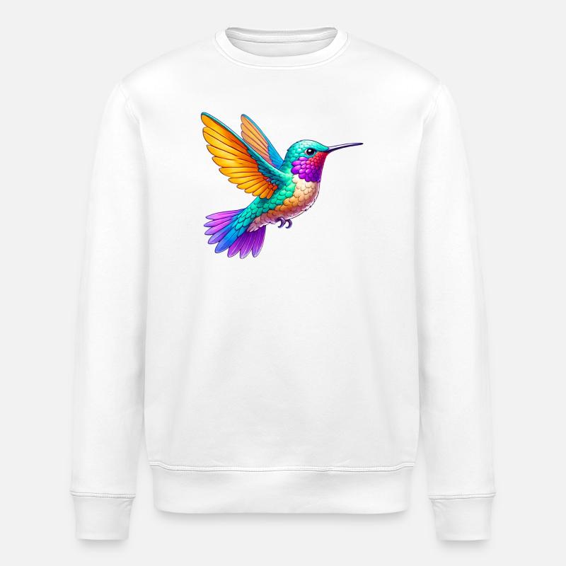 Kolibri - Stanley/Stella Unisex Bio-Sweatshirt ROLLER - Weiß