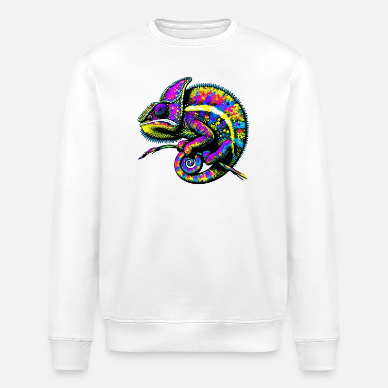 Caméléon - Sweat bio ROLLER Stanley/Stella Unisexe - blanc