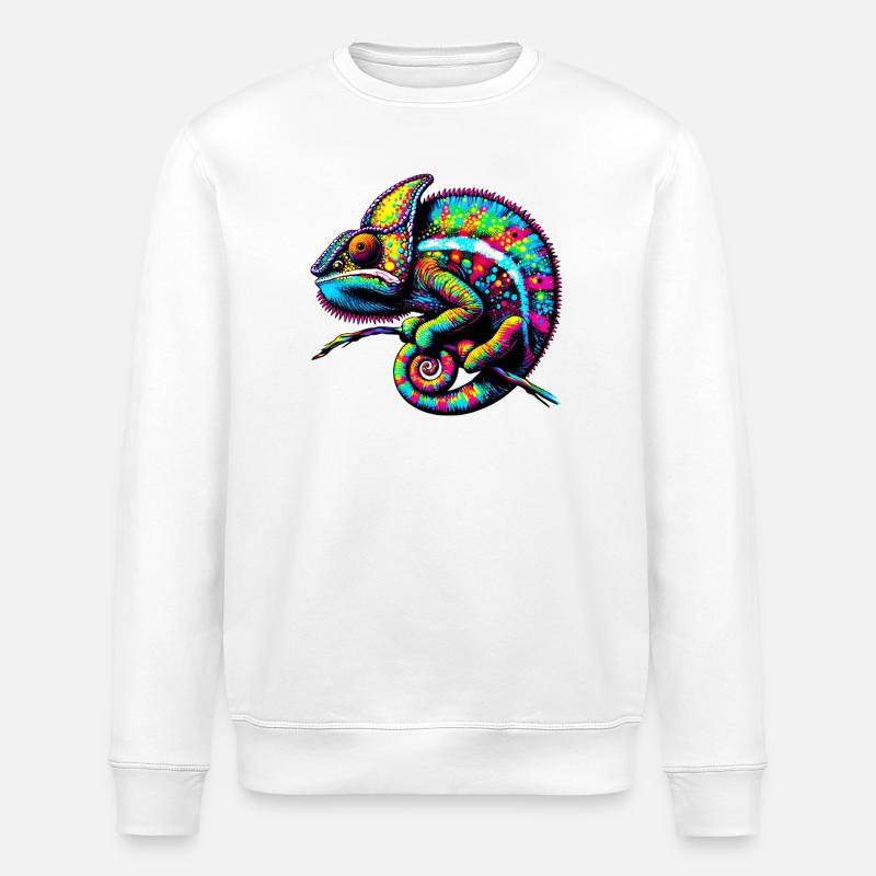 Chameleon - Stanley/Stella ROLLER Unisex Organic Sweatshirt - white