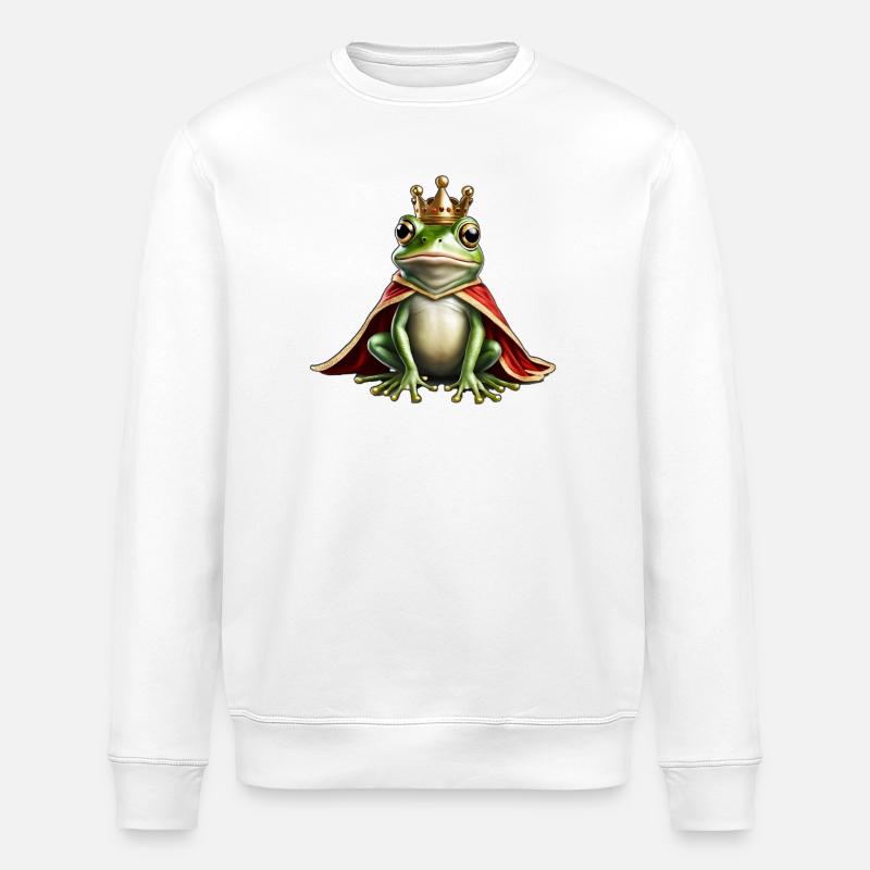 Le Roi Grenouille - Sweat bio ROLLER Stanley/Stella Unisexe - blanc