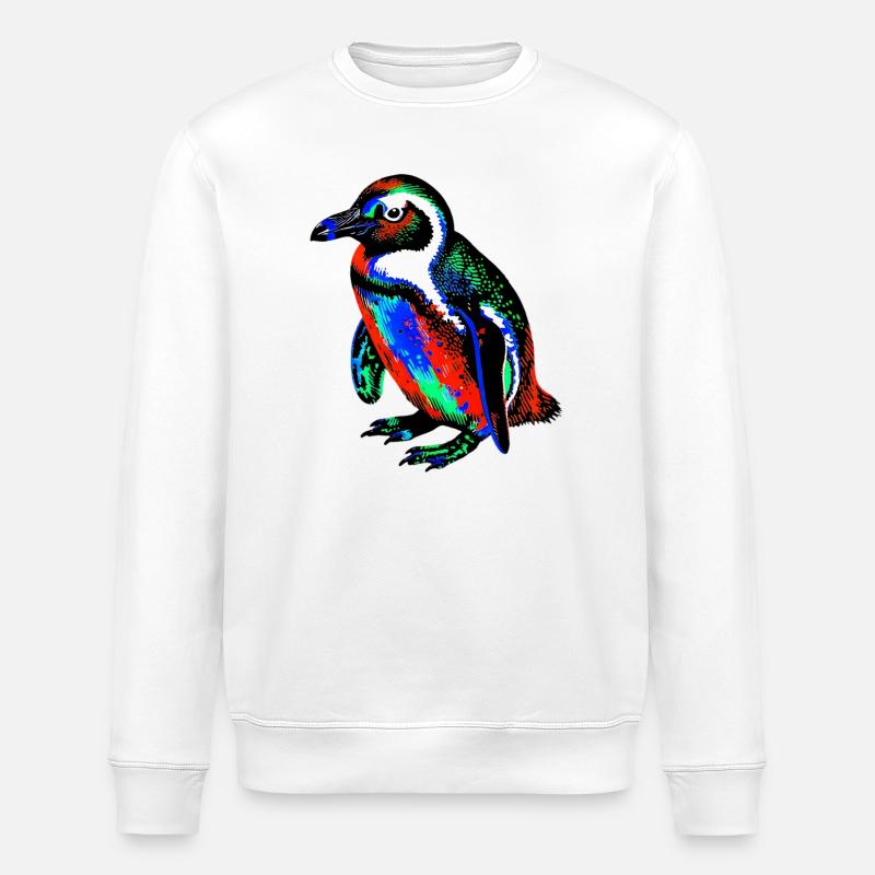 Penguin - Stanley/Stella ROLLER Unisex Organic Sweatshirt - white