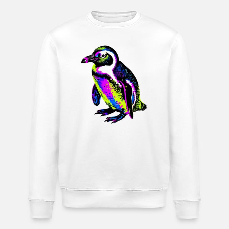 Penguin - Stanley/Stella ROLLER Unisex Organic Sweatshirt - white