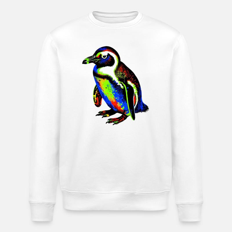 Penguin - Stanley/Stella ROLLER Unisex Organic Sweatshirt - white