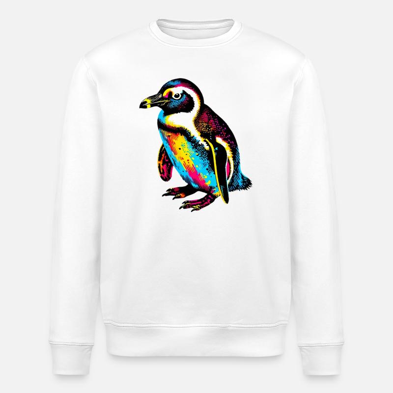 Penguin - Stanley/Stella ROLLER Unisex Organic Sweatshirt - white