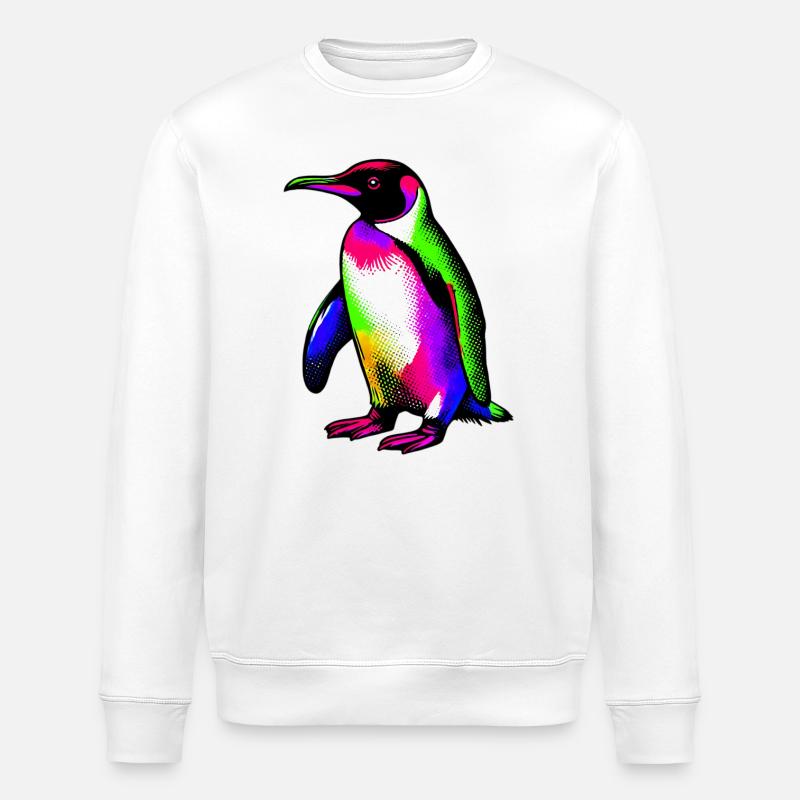 Penguin - Stanley/Stella ROLLER Unisex Organic Sweatshirt - white