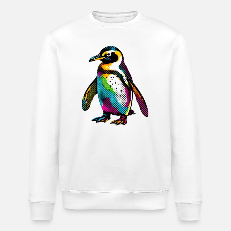 Penguin - Stanley/Stella ROLLER Unisex Organic Sweatshirt - white