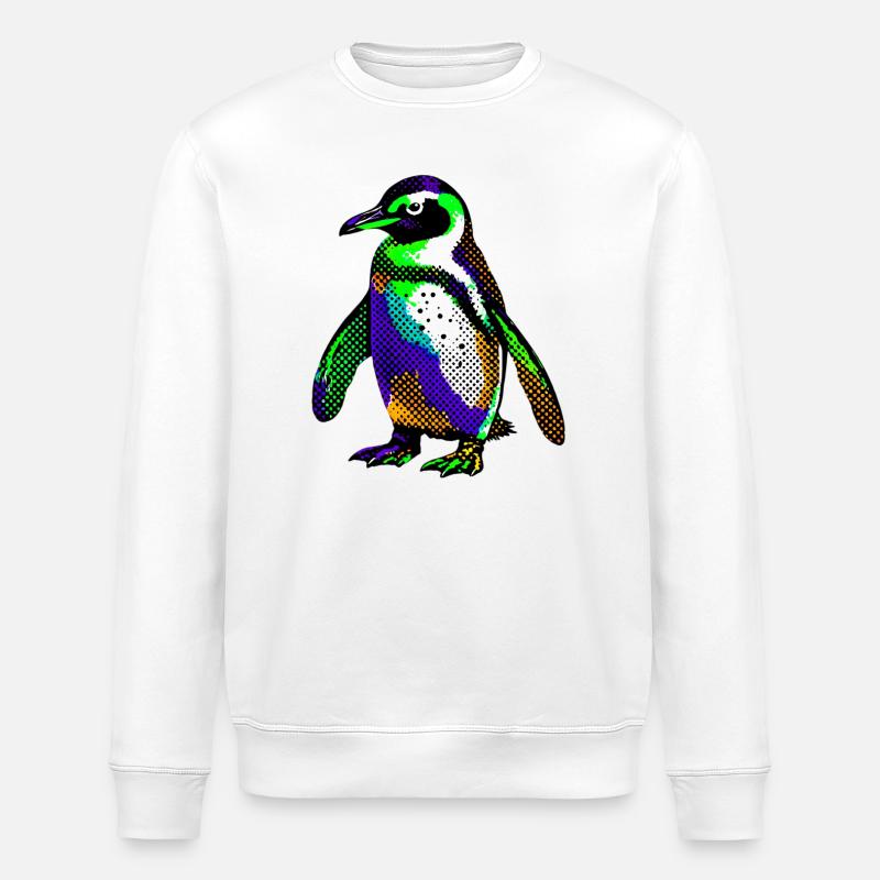 Penguin - Stanley/Stella ROLLER Unisex Organic Sweatshirt - white